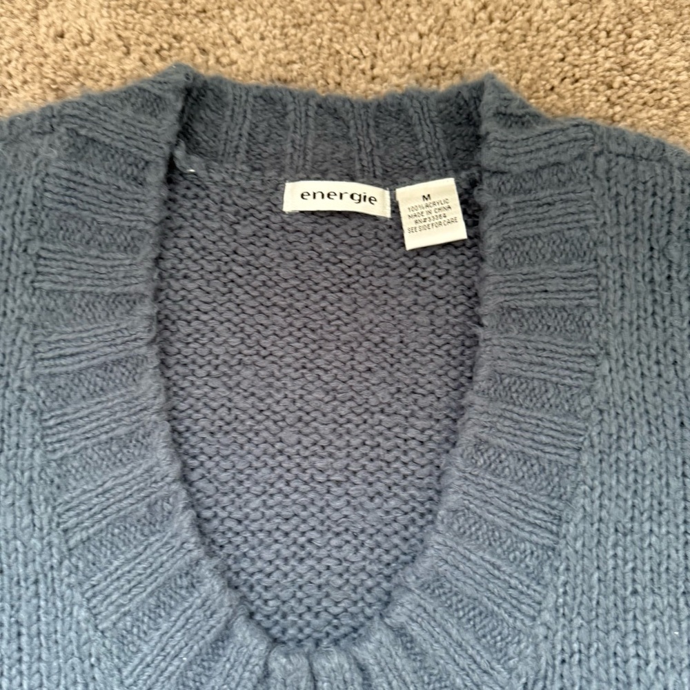 Energie Sweater Blue Medium - Picture 3 of 8
